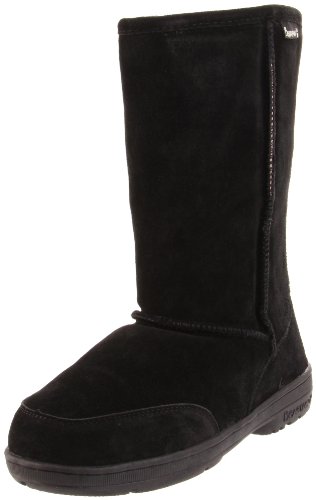BEARPAW Women's Meadow Winter Boot, Black, 9 M US