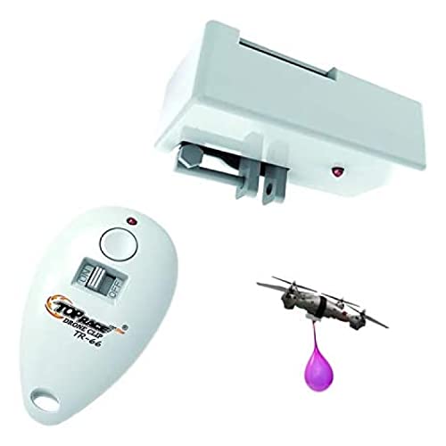 Top Race Drone Clip Remote Control Object Launcher - Release and Drop Drones Delivery (180 Feet) - Drone Drop Release