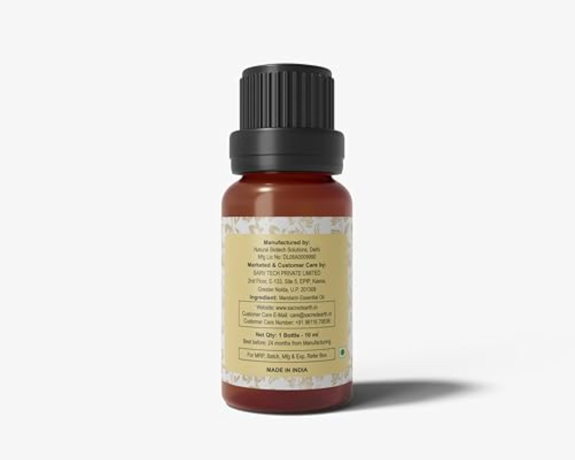 SacredEarth Therapeutic Mandarin Essential Oil - 10ml