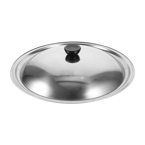 ABOOFAN Universal Lid for Pots Pans Skillets Stainless Steel Cooking Pan Cookware Lid Replacement Pot Lid Cover Skillet Wok Lid with Round Knob Handle 24cm -  TY52139111UJ1P