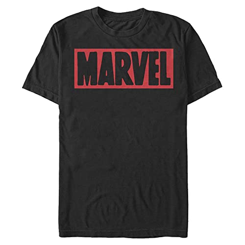 T-shirt Marvel 3XL noir vêtement grande taille homme manches courtes logo imprimé