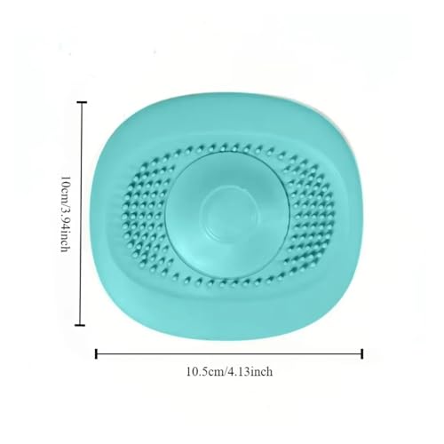 1 unidad de filtro antiobstrucción de silicona para desagüe de baño, ducha, fregadero y cocina (verde) miniatura 5