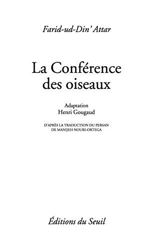 Conférence des oiseaux (La) (PTS SAGESSES t. 260) Francais PDF