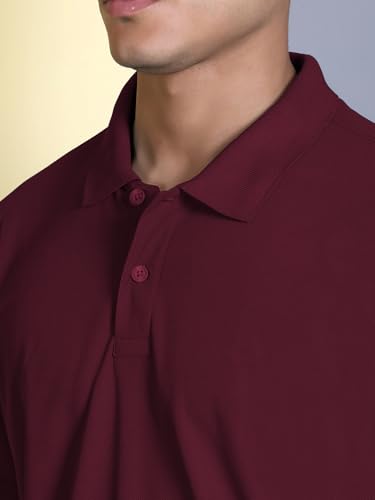 Image of FYLTR Men's Solid Polo | Regular Fit | Casual Polo Shirts for Men