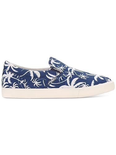 Club Room Mens Tate Printed Slip-on Shoes Navy 10.5 Medium (D)3