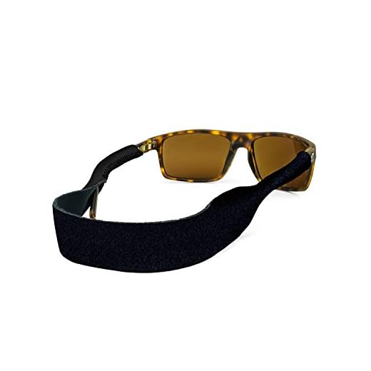 Croakies Original Glasses Strap, Black