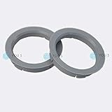100 % Made in GERMANY 2 x ZENTRIERRINGE DISTANZRINGE für ALUFELGEN 63,3-54,1 mm CMS, DBV, Proline Wheels, Schmidt Revolution