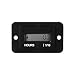 Runleader Digital LCD Hour Meter, DC 4.5V to 90V, Total Hours Resettable, Use For ZTR Lawn Mower Tractor Generator Golf cart Club car Scrubber Marine ATV Motor Compressor and other Powered Equipment