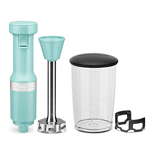 Kitchenaid Kfc3516Ic 3.5 Cup Food Chopper, Ice & Variable Speed Corded Hand Blender - Khbv53 #TOP6