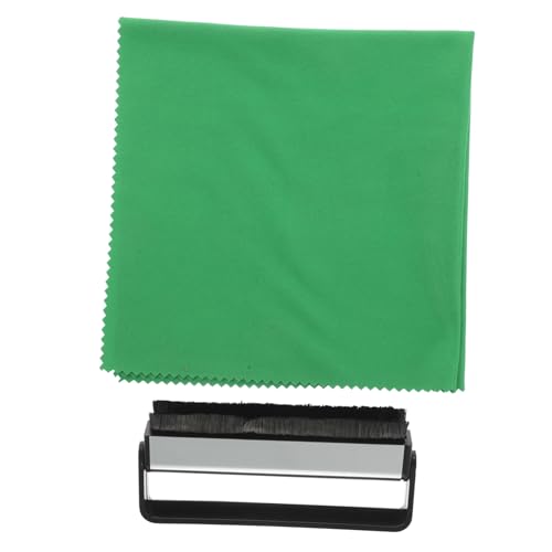 Totority 1set Vinyl Record Cleaning Brush Kit Microfiber Cloth Vinyl Cleaner for Record Efficient Dust Removal Tool for Turntables