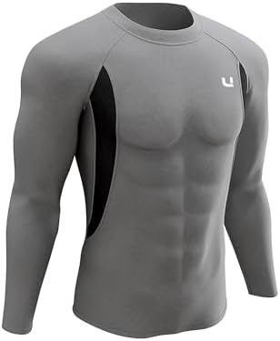 UNIQUEBELLA Thermo Unterwäsche Unterhemd, Funktions Herren Funktionswäsche Skiunterwäsche Winter Ski Thermo-Unterwäsche Thermowäsche