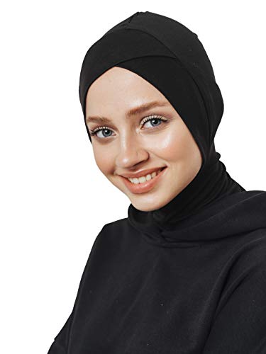 Headphone and glasses hijab, Cotton Under Scarf Tube Cap, ready to wear muslim accessories for women4