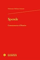 Sponde: Commentateur d'Homere 2812452641 Book Cover