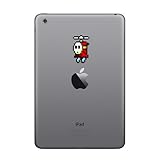 Retro 8-Bit Red Fly Guy Decal from Super Mario Brothers for MacBook, iPad Mini, iPhone 5S, Samsung Galaxy S3 S4, Nexus, HTC One, Nokia Lumia, Blackberry