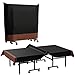 inxming 1pc Ping Pong Table Cover 600D Oxford Fabric Heavy Duty Waterproof Dust-Proof Protection for Indoor/Outdoor(Black and Brown)