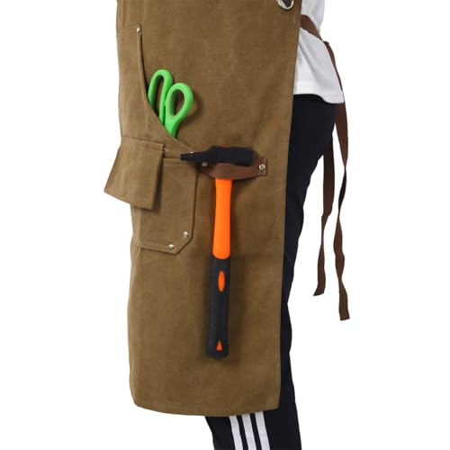 Delantal resistente de lona pesada para carpinteros miniatura 4
