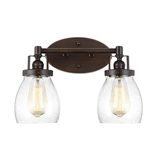 Image of Generation Lighting 4414502EN7-710 Belton Two - Light Wall /Bath Vanity Style Fixture, Bronze