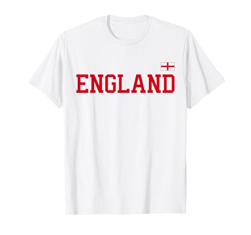 England T Shirt Women Men Kids English Soccer English Flag T-Shirt