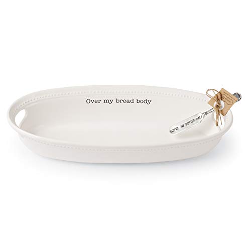 Farmhouse Inspired Bread Serving Bowl Set - Over My Bread Body