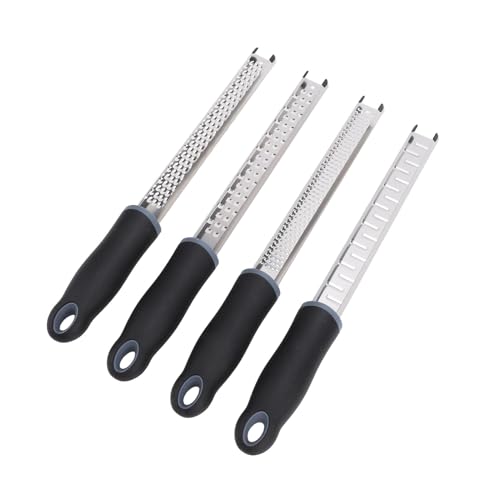 Set 4 pzas ralladores premium acero inoxidable para cocina miniatura 2