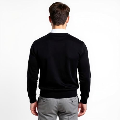 | Men's Cardigan - V-Neck Sweater | Woolmark Certified3