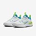 Nike Huarache 9 Elite TF LAX SE Lacrosse Shoes (FV6148-100, White/White/Volt/Vivid Blue) Size