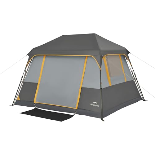 Naturehike Instant Camping Tent - Cape 4/6/8 Persons, Park Tent, Easy Set up, Waterproof UV Protection Instant Tent for Outdoor Adventures image 4