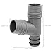 balacoo Durable Pp Sink Drain y Adapter Drain Tube Splitter for Water Pipes White Sink Strainer Kitchen Tools