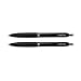 uni-ball 307 Retractable Gel Pens, Medium Point (0.7mm), Black, 2 Count