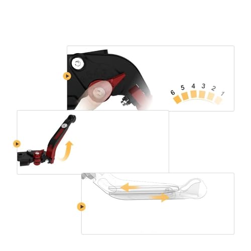 Levier d'embrayage réglable GSF600 Bandit kit leviers frein moto GSX750W
