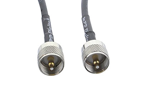 MPD Digital Andrew Commscope Twb/Cnt-240 RF Jumper Coaxial Cable with Uhf PL259 Male Connectors, 100ft
