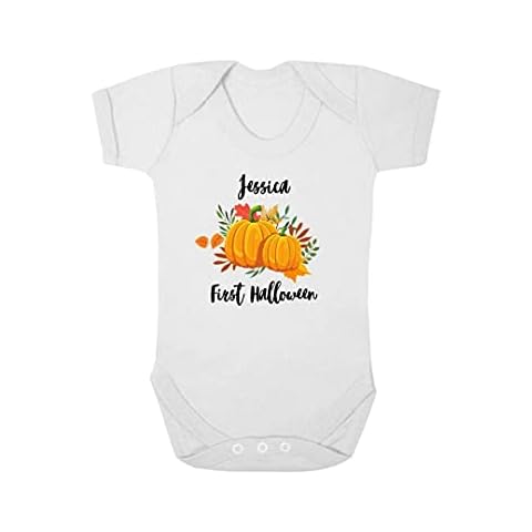 Personalised Baby First Halloween Bodysuit Cover