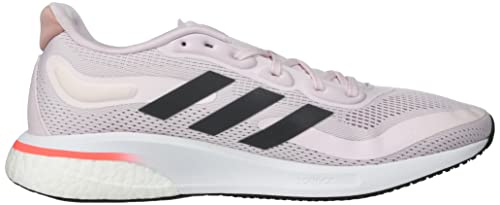 Image of adidas Women's Supernova Running Shoe, Almost Pink /Carbon /Turbo, 10