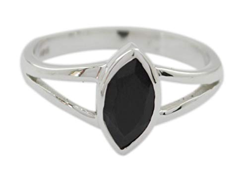 Bague en Onyx Noir RIYO pour sublimer votre style quotidien et vos soirées