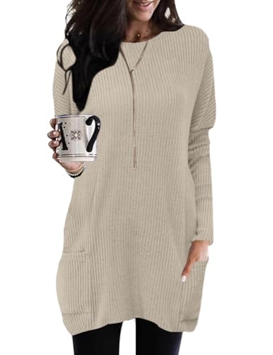 Poetsky Black Long Sleeve Sweater Dress Women Women Tunic With Leggings Winter - image 1