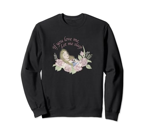 Sweat Sleeping Beauty Aurora Disney imprimé floral vêtement de nuit femme