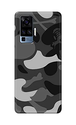 Image of Printed Hard Back Cover Case for Vivo X50 Pro Back Cover (Army Pattern) -1302