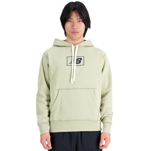 Sweat New Balance Back Hoodie 2 taupe L : finis les sweats informes qui perdent leur douceur