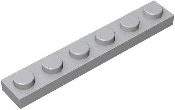 Placa de construcción clásica de 1 x 6, 100 piezas, compatible con piezas Lego y piezas 3666, juego creativo, 100% compatible con todas las