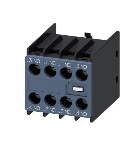 Interrupteur auxiliaire 3RH2911-1FA22 avec 4 contacts pour contacteur de moteur
