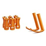 Bora 6-Piece Risers Set & 2-Piece Hooks Set - Orange Centipede Work Stands, Increase Working Height