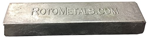 Roto Metals AM0081 Rotometals Zinc Ingot 99.7% Min About 3.5 Pounds Great cover