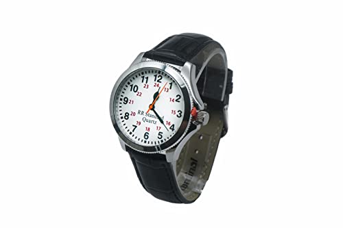 Montre-bracelet de chemin de fer argentée, cadran simple pour robe chic