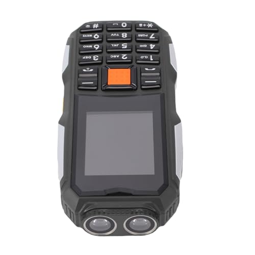 Teléfono Móvil para Personas Mayores con SIM Dual de Larga Espera de 2800 MAh para Personas Mayores con Función sin Ruido, Teléfono Móvil con Botón Desbloqueado MP3 con Pantalla de 1,8 (BLACK)