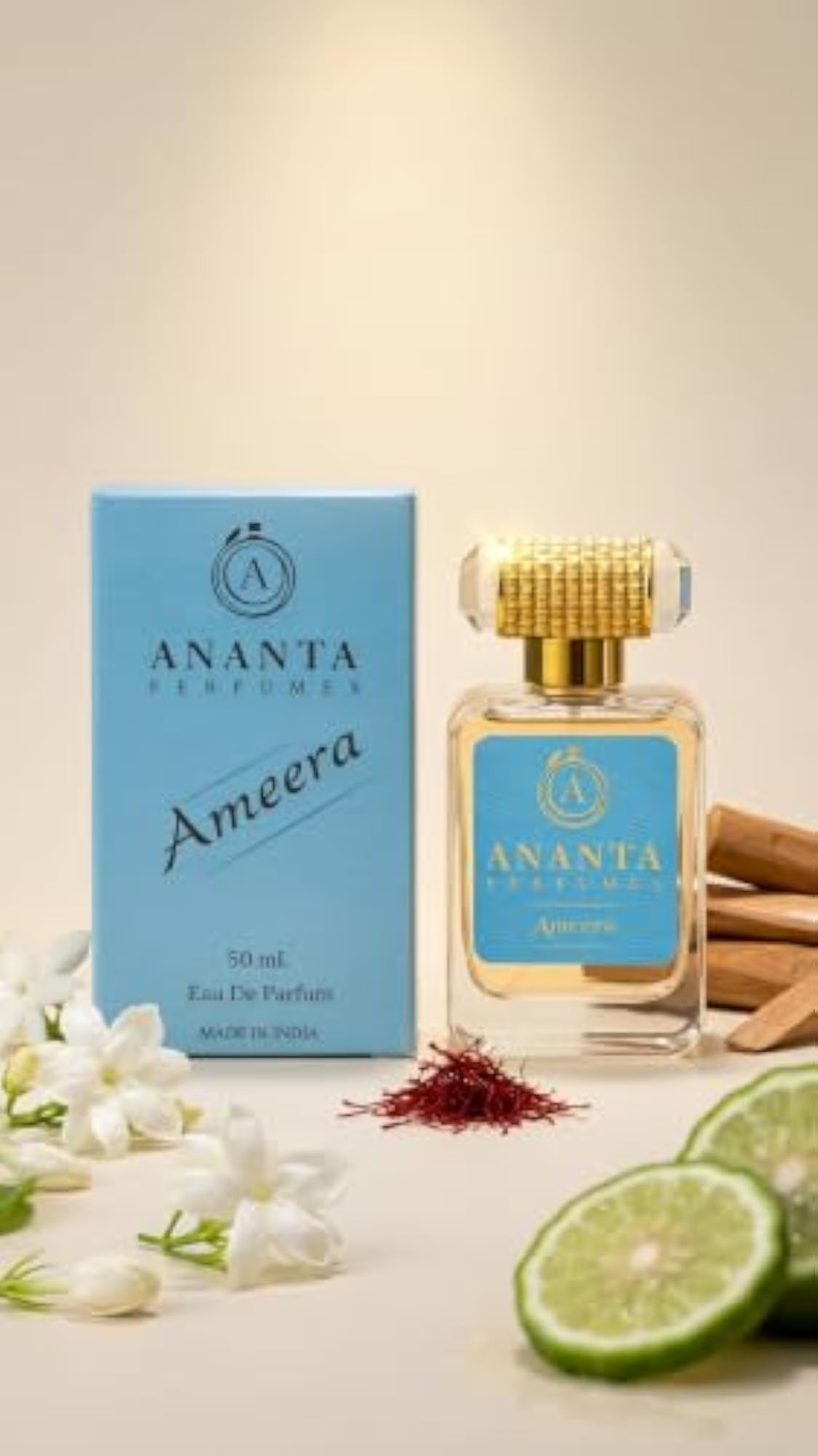 Ameera Eau De Parfum 50ml, Elegant Fragrance