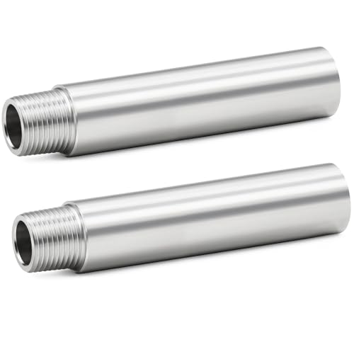 ChillWaves 304 Stainless Steel Pipe Fitting, Nipple Cast Pipe 1/4