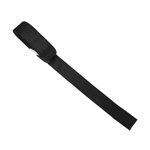 Alipis Manual Winch Strap Hook Boat Trailer Winch Belt Black Polyester High Tensile Steel Easy to Install