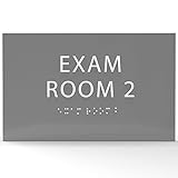 Exam Room 2 Sign - ADA compliant sign. 6