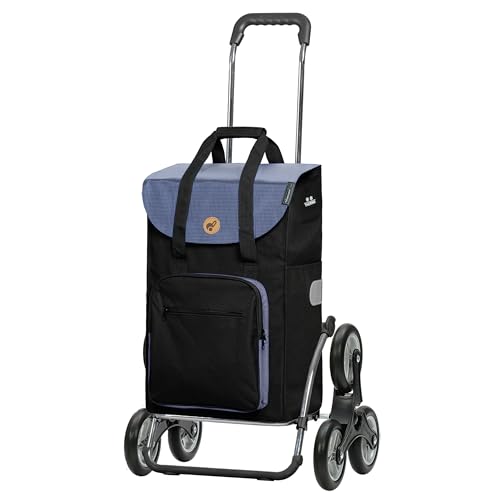 Andersen Einkaufstrolley - klappbar - 45 Liter - Treppensteiger - mit Kühlfach - Aufhängung für Einkaufswagen - belastbar 50 kg - Aluminium - Trolley - Rad Ø 3 x 13 cm - Royal Shopper Wismar schwarz Andersen Einkaufstrolley - klappbar - 45 Liter - Treppensteiger - mit Kühlfach - Aufhängung für Einkaufswagen - belastbar 50 kg - Aluminium - Trolley - Rad Ø 3 x 13 cm - Royal Shopper Wismar schwarz