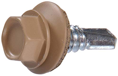 Vis tête genoux perforante Hillman 48054 beige 14x7/20,3 cm pour vissage sans fissure